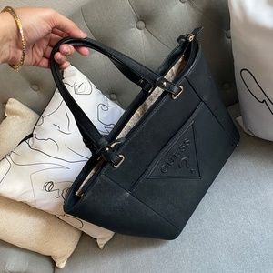 All Purpose Black GUESS Tote Bag